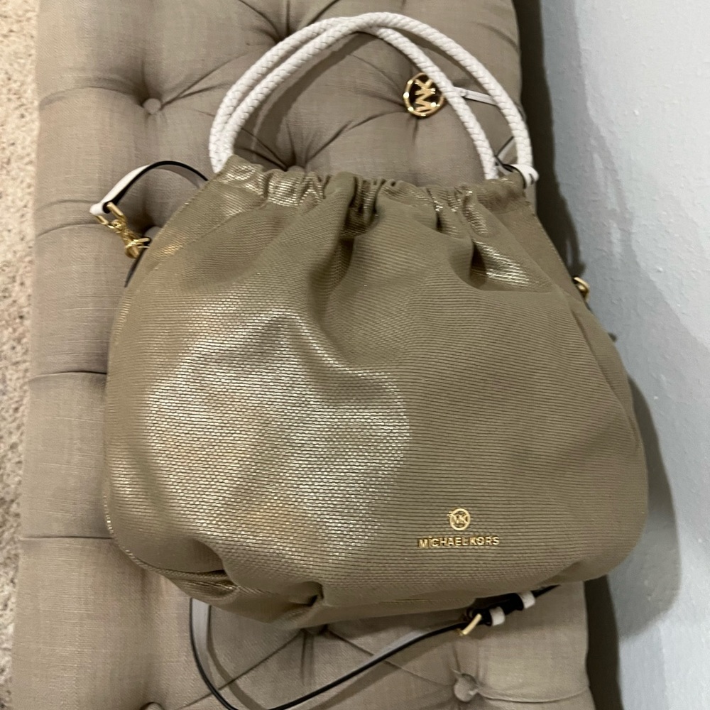 Michael Kors gold bag